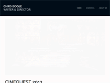 Tablet Screenshot of chrisbogle.com